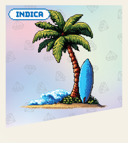 Fuzzies Diamonds Pacific Blue